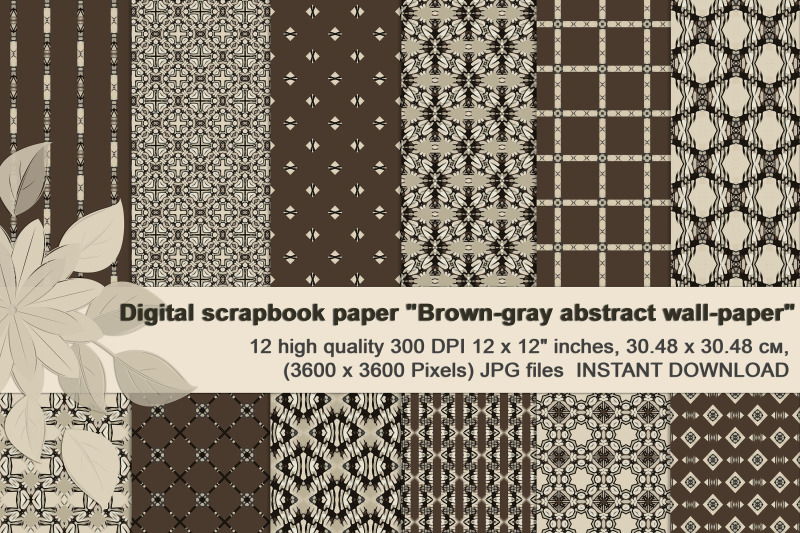 brown-gray-abstract-digital-paper