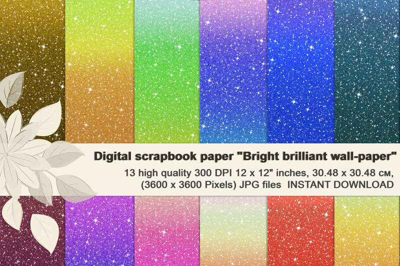 multi-colored-brilliant-glitter-ombre-digital-paper