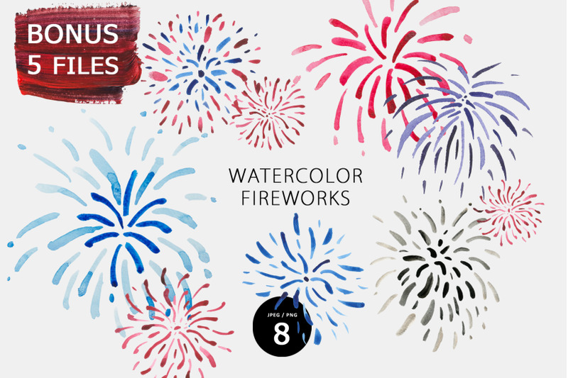 watercolor-fireworks