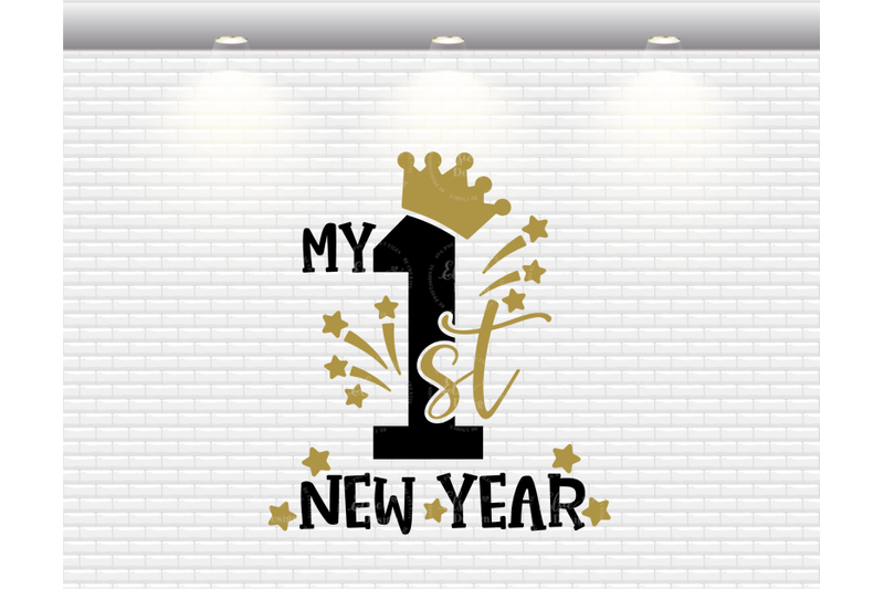my-first-new-year-crown-svg