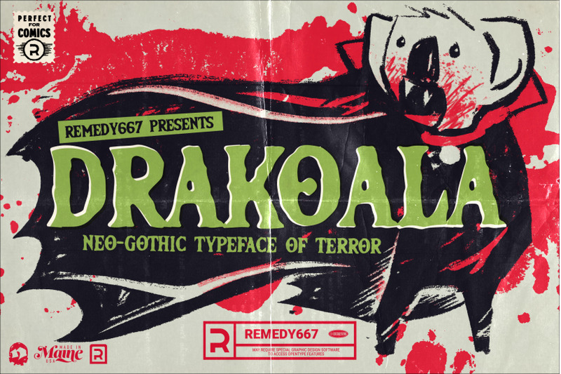 drakoala-neo-gothic-horror-font