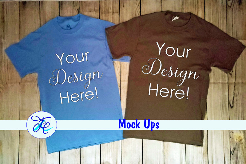light-blue-and-tan-mock-up-shirts