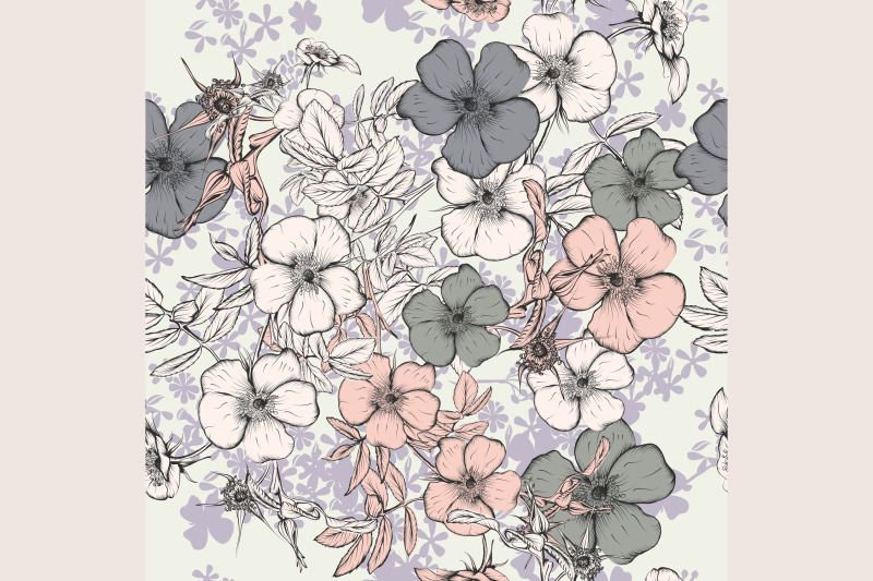floral-vintage-pattern-with-rose-flowers