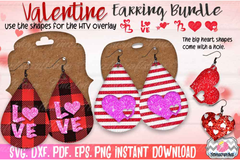 svg-dxf-pdf-png-and-eps-valentine-hearts-earring-template-bundle