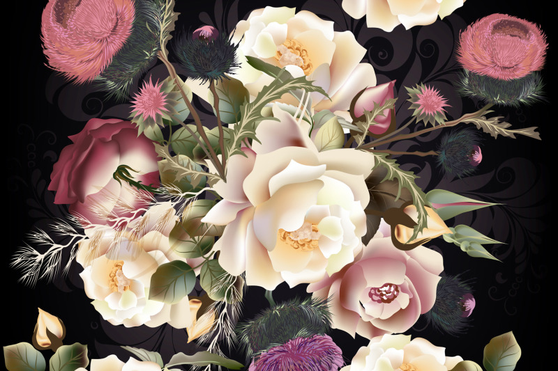 fashion-botanical-pattern-in-retro-style-with-roses