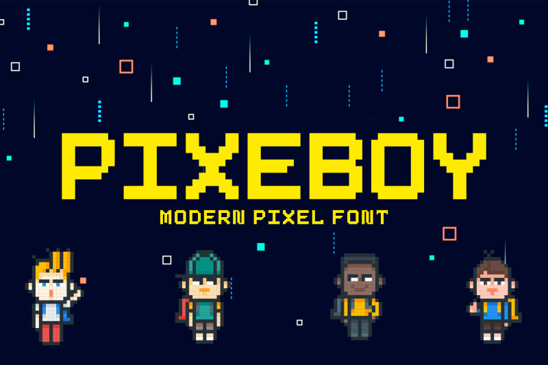 pixeboy-pixel-typeface