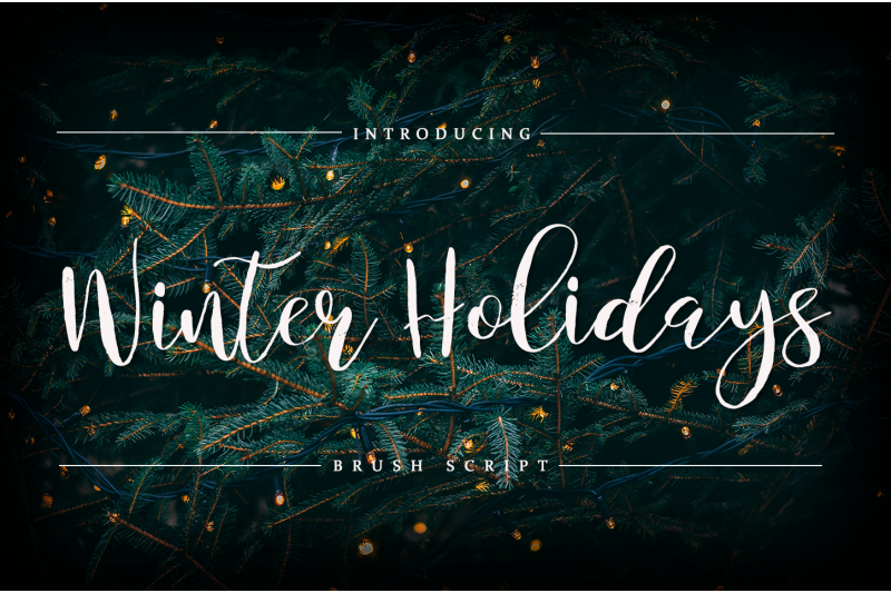 winter-holidays-brush-script