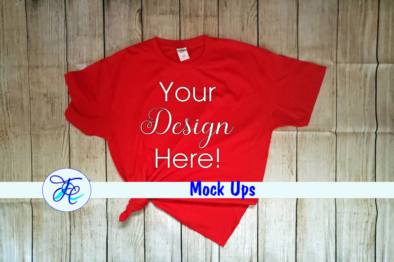 gildan-red-mock-up-shirts