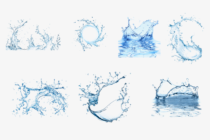 water-splash-overlays-water-clipart