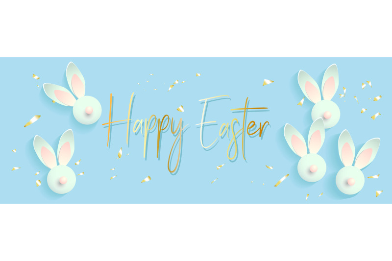 easter-banner-background-template-with-beautiful-colorful-spring-rabbi