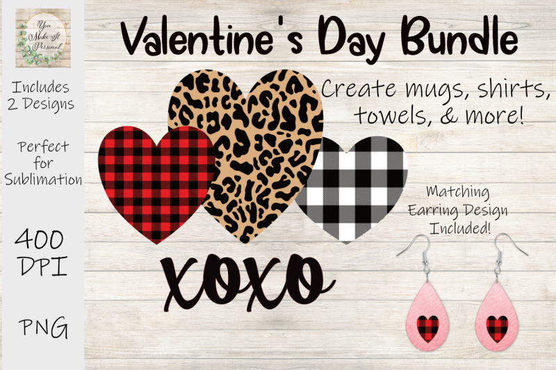 valentines-day-bundle-plaid-and-leopard-hearts-with-matching-earrings