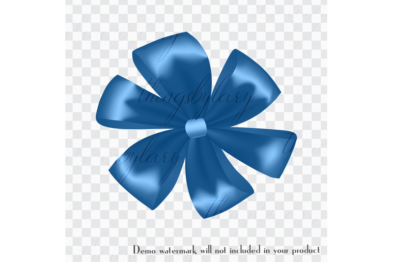 56-blue-satin-bows-and-ribbons-card-making-digital-images