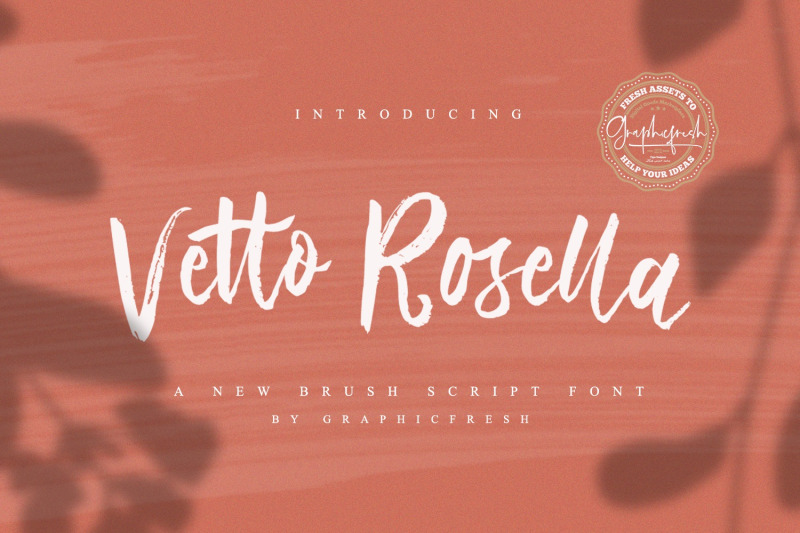 vetto-rosella-handwritting-font