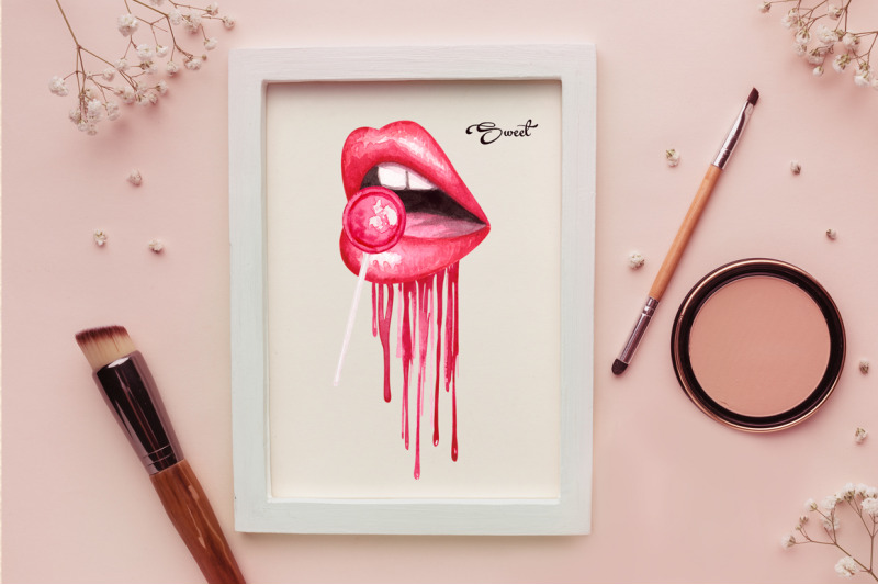 watercolor-lips-collection