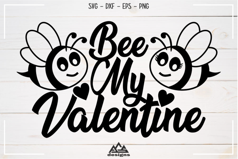 bee-my-valentine-bee-mine-valentine-svg-design
