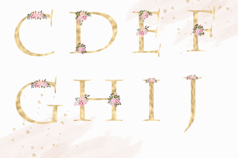 blush-florals-alphabet-gold-foil-alphabet-with-flowers-floral-fonts