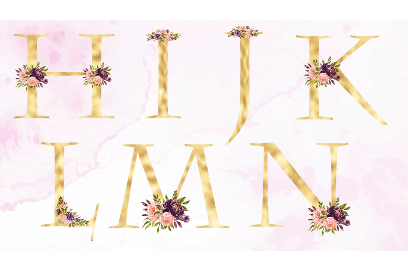 blush-florals-alphabet-gold-foil-alphabet-with-flowers-floral-letter