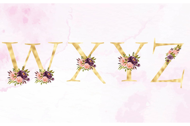 blush-florals-alphabet-gold-foil-alphabet-with-flowers-floral-letter