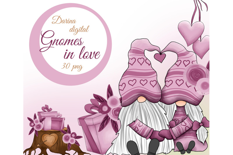 gnomes-in-love-clipart