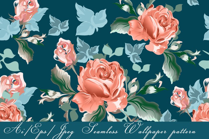 beauitful-vector-vintage-pattern-with-roses