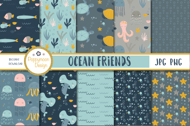 ocean-friends-paper