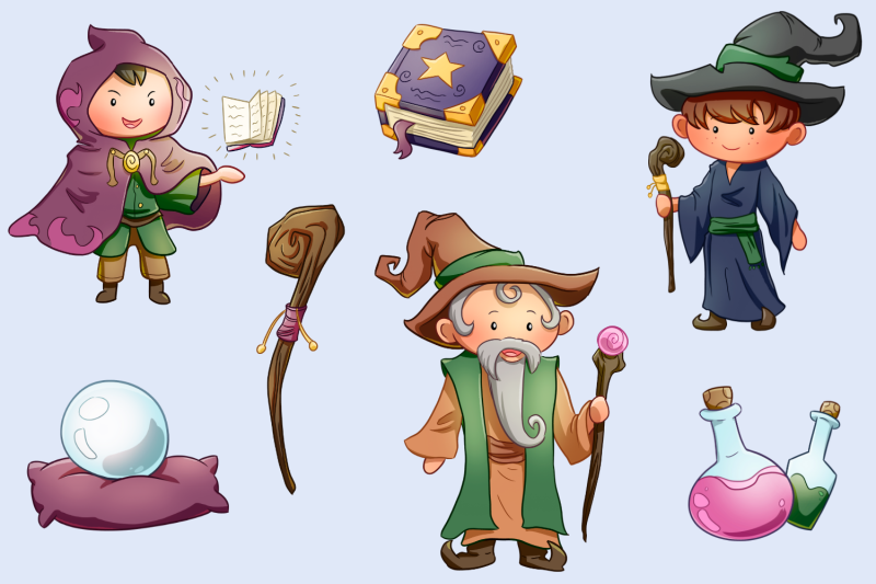 wise-wizards-clip-art-collection