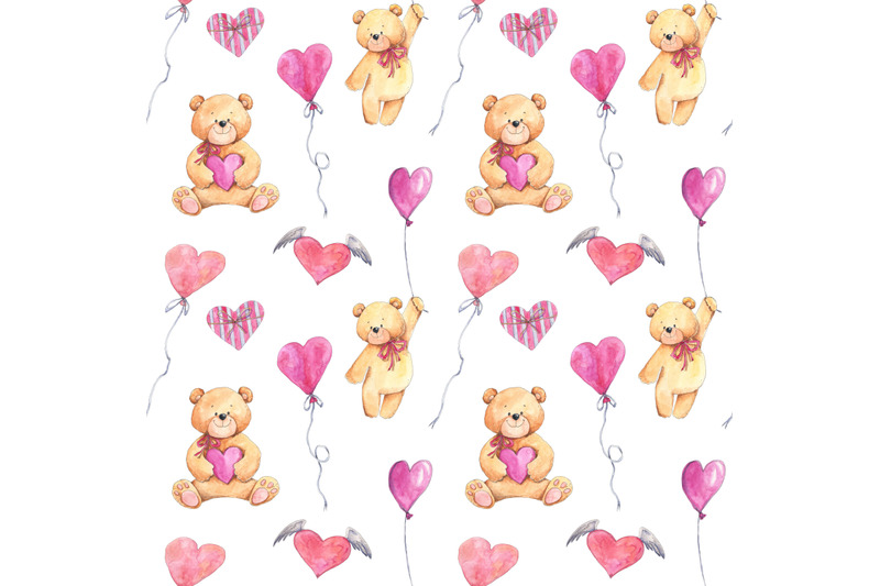 love-seamless-pattern-with-teddy-bears-balloons-hearts