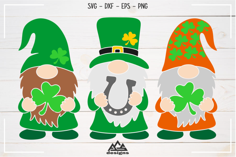 gnome-st-patricks-day-svg-design