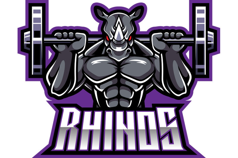 rhino-esport-mascot-logo-design