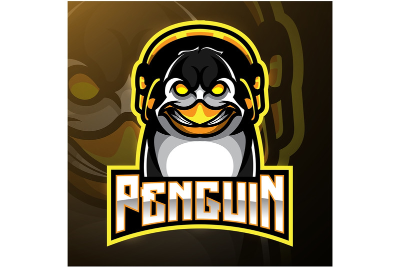 penguin-esport-mascot-logo-design-with-headphones