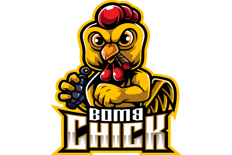 angry-chick-esport-mascot-logo-design-with-bomb