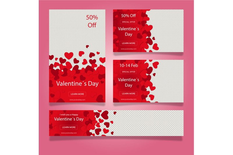 valentine-s-day-web-banner-collection