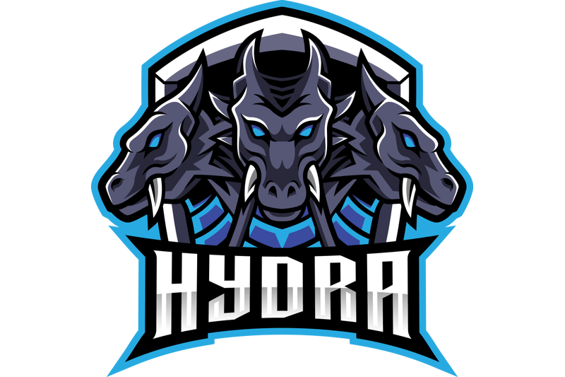 hydra-esport-mascot-logo-design