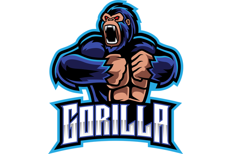 angry-gorilla-mascot-logo-desain