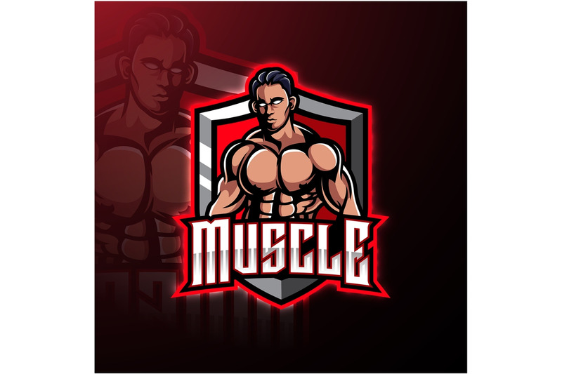 muscular-man-mascot-logo-design