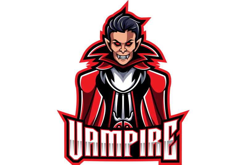 vampire-esport-mascot-logo-design