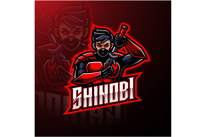 shinobi-esport-mascot-logo-design