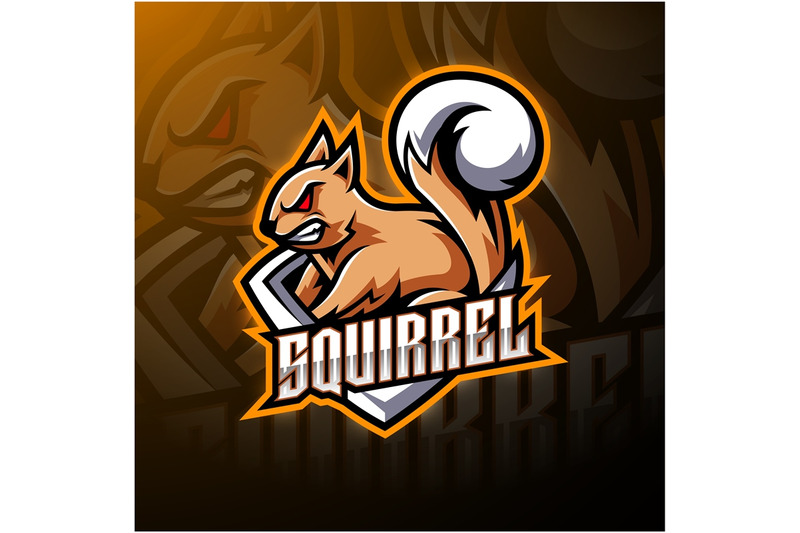 squirrel-esport-mascot-logo-design