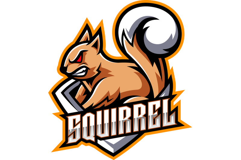 squirrel-esport-mascot-logo-design