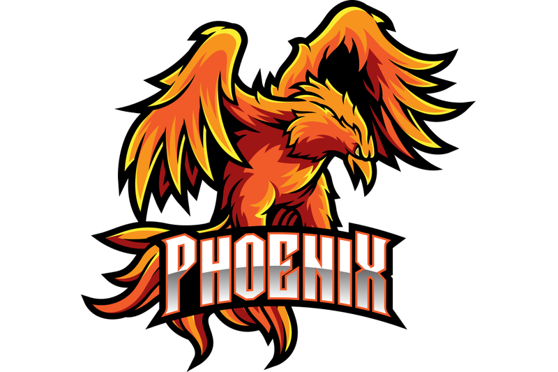 phoenix-sport-mascot-logo-design