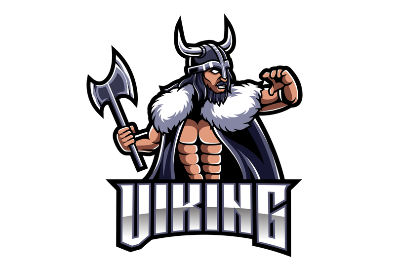 viking-mascot-gaming-logo-design-holding-axe