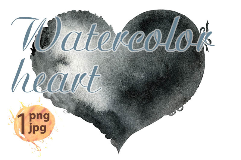 watercolor-black-heart-with-a-lace-edge