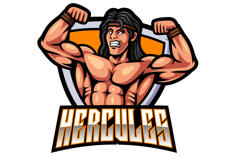 hercules-esport-mascot-logo-design