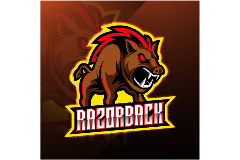 razorback-sport-mascot-logo-design