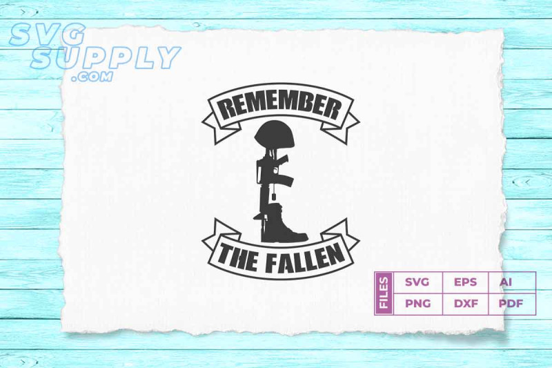 Remember The Fallen SVG vector and PNG files11 Craft SVG.DIY SVG