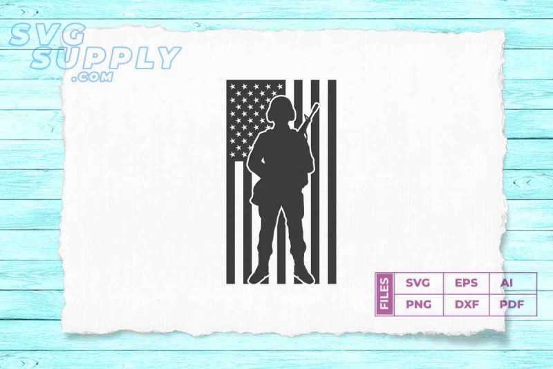 soldier silhouette png american flag11 for Silhouette