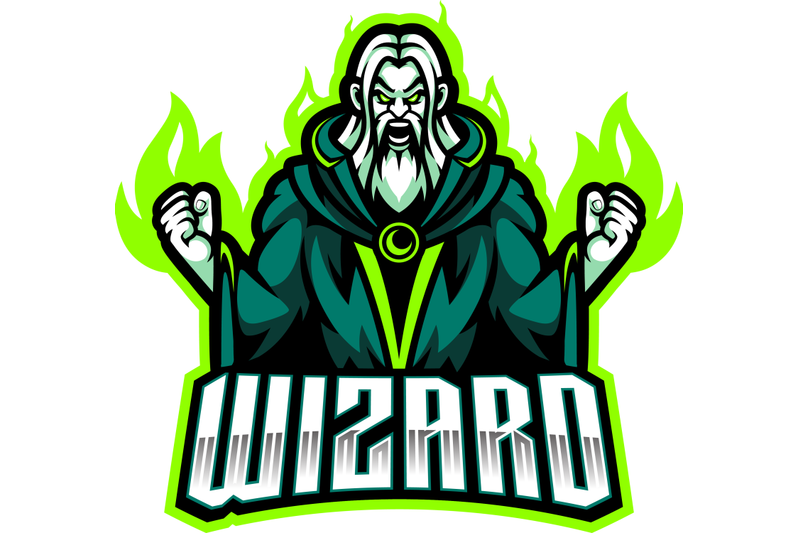 wizard-esport-mascot-logo-design