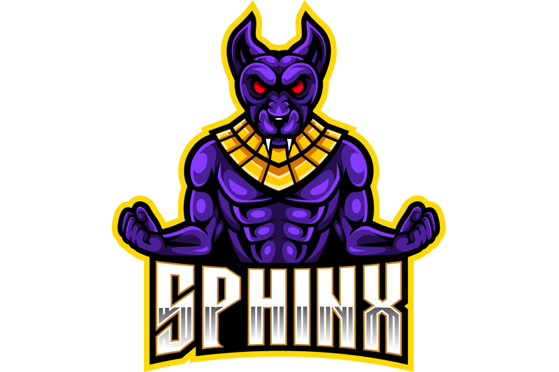 sphinx-sport-mascot-logo-design