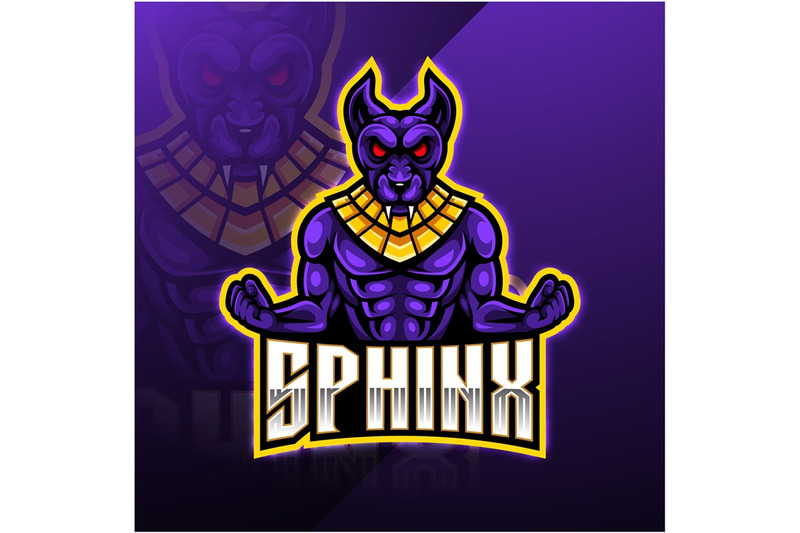 sphinx-sport-mascot-logo-design