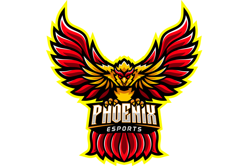 phoenix-sport-mascot-logo-design